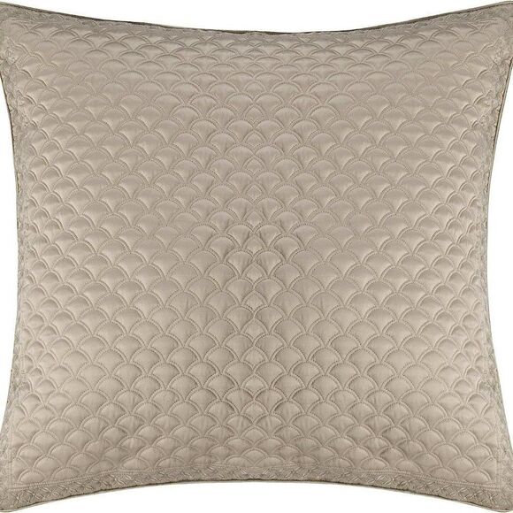 J Queen New York Zilara European Sham Taupe - Picture 1 of 2